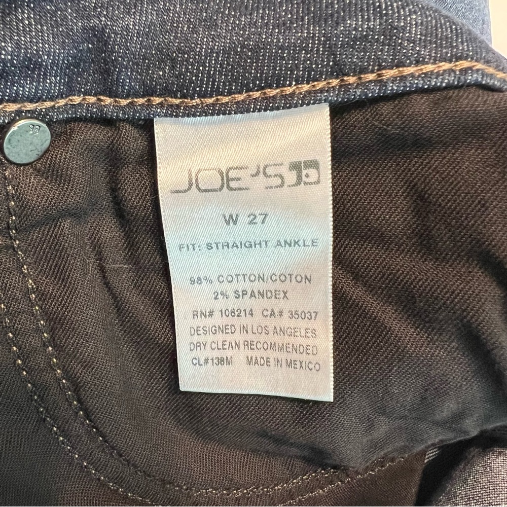 Joe's Jeans Women's Straight Ankle - Dark Blue - Picture 6 of 6